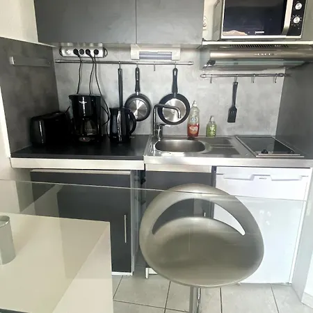 Joli T2 Confort, Piscine, Superbe Terrasse A 300m De La Apartmán *